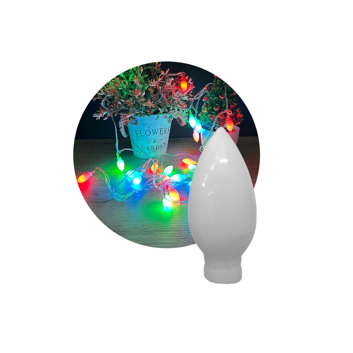 Nueva Guirnalda LED BOLAS de Navidad con Magia